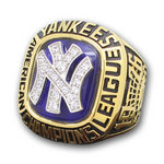 1976 New York Yankees American League Championship Ring
