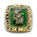 1980 Edmonton Eskimos The 68th Grey Cup Championship Ring