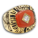 1981 Clemson Tigers National Championship Ring