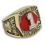 1985 Oklahoma Sooners Football National Championship Ring
