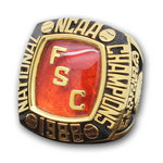 1988 Florida Southern Moccasins Baseball National Championship ring