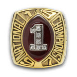 1997 Nebraska Cornhuskers National Championship Ring