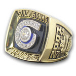 2001 St. Louis Rams National Football Championship Ring