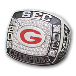 2002 Georgia Bulldogs SEC Championship Ring