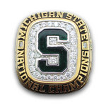 2007 Michigan State Spartans Ice Hockey National Champions Ring