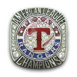 2011 Texas Rangers American League Championship Ring
