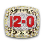 2012 Ohio State Buckeyes "12-0" Leaders Championship Ring