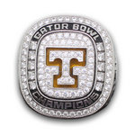 2015 Tennessee Volunteers TaxSlayer Bowl Championship Ring