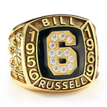 Bill Russell 1975 Basketball Hall Of Fame Ring