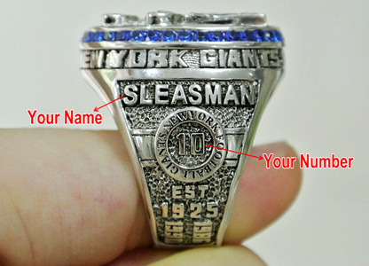 custom name and number sample