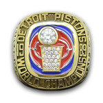 1989 Detroit Pistons Basketball World Championship Ring