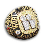 2001 Los Angeles Lakers Basketball World Championship Ring
