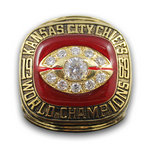 1969 Super Bowl IV Kansas City Chiefs Championship Ring