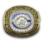 1985 Super Bowl XX Chicago Bears Championship Ring