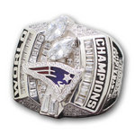 2003 Super Bowl XXXVIII New England Patriots Championship Ring
