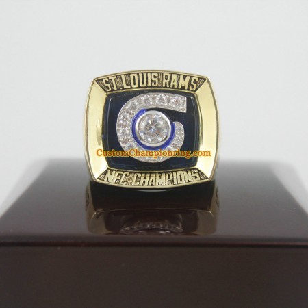2001 St. Louis Rams National Football Championship Ring