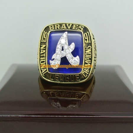 1991 Atlanta Braves National League Championship Ring
