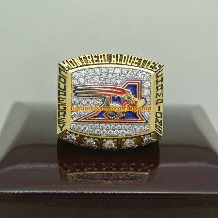 2002 Montreal Alouettes The 90th Grey Cup Championship Ring