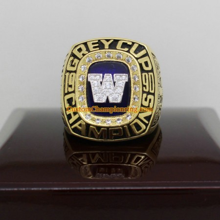 1990 Winnipeg Blue Bombers The 78th Grey Cup Championship Ring