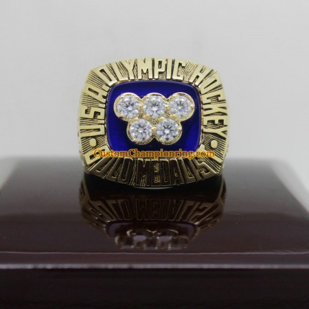 1980 U.S. Olympic Hockey Team Championship Ring