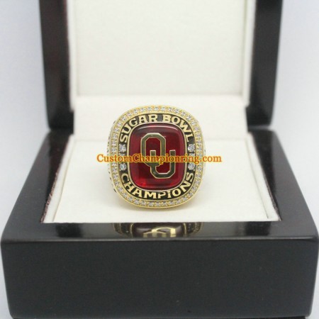 2014 Oklahoma Sooners Sugar Bowl Champions Fan Ring