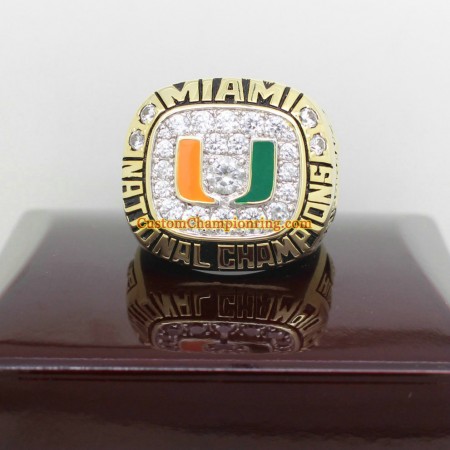 1991 Miami Hurricanes National Championship Ring
