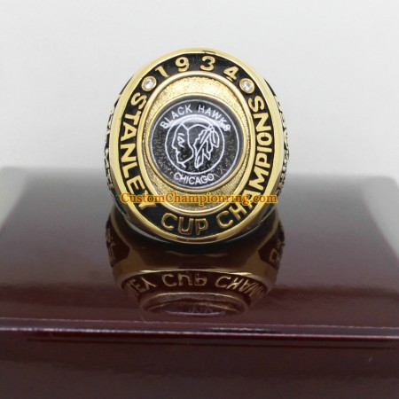 1934 Chicago Blackhawks Stanley Cup Championship Ring