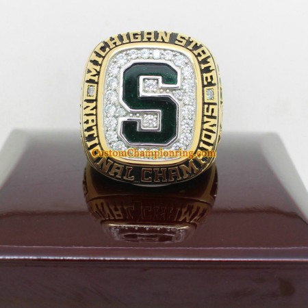 2007 Michigan State Spartans Ice Hockey National Champions Ring