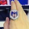 2023 montreal alouettes the 110th grey cup championship ring 12